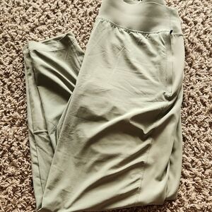 Athleta Olive Green Activewear Pants Woman Size Medium